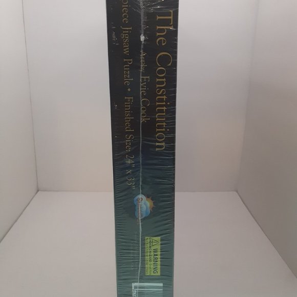 New SunsOut The Constitution Evie Cook 1500 Piece Jigsaw Puzzle‎ 24" × 33" - Picture 8 of 10